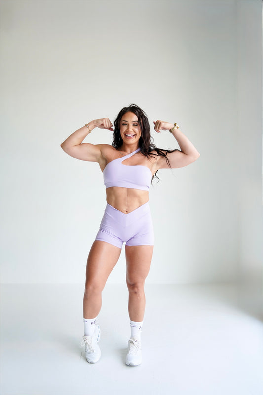 Lavender Lift One-Shoulder Bra